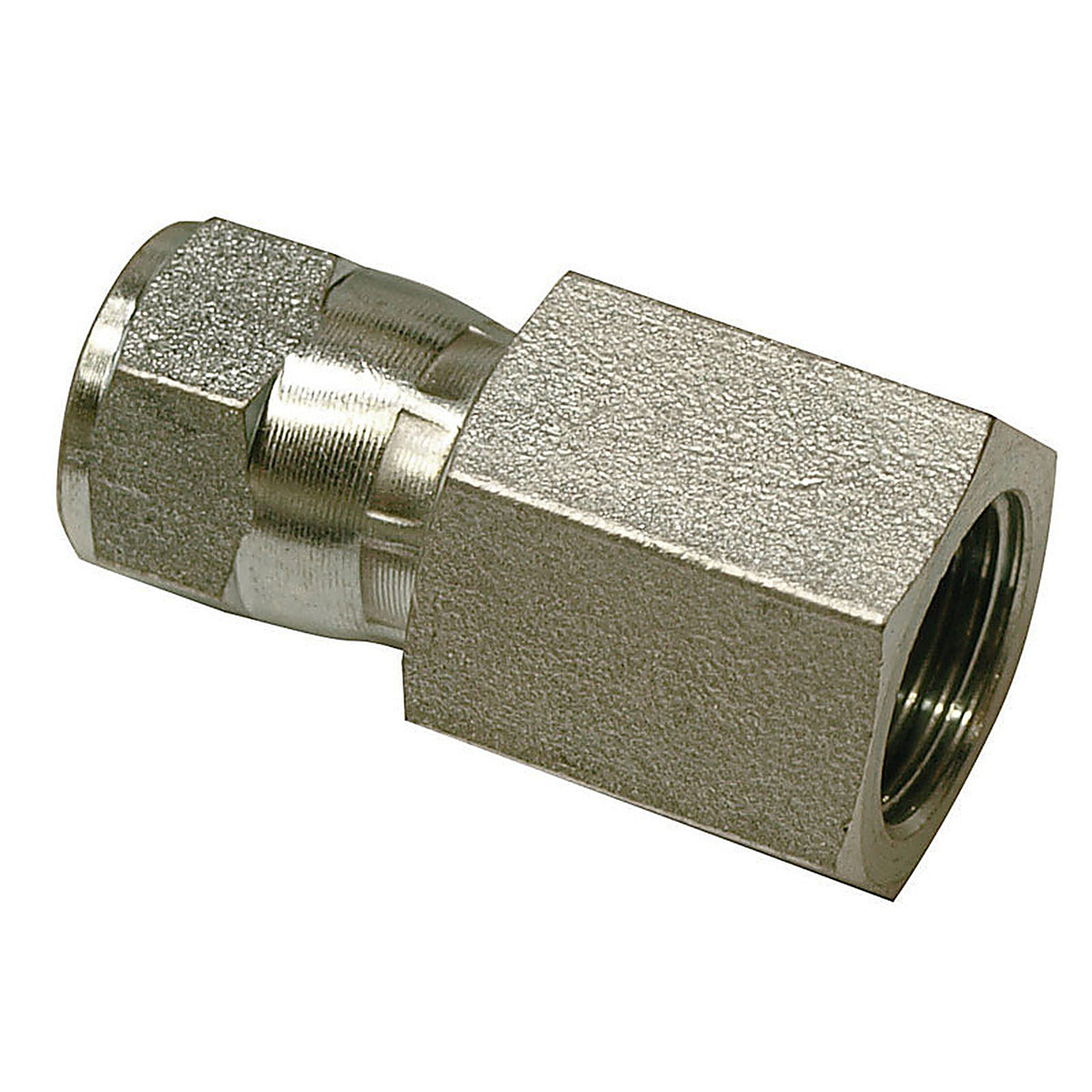 Apache Hose 39006150 Steel 3/8 in. Dia. x 3/8 in. Dia. Hydraulic Adapter 1