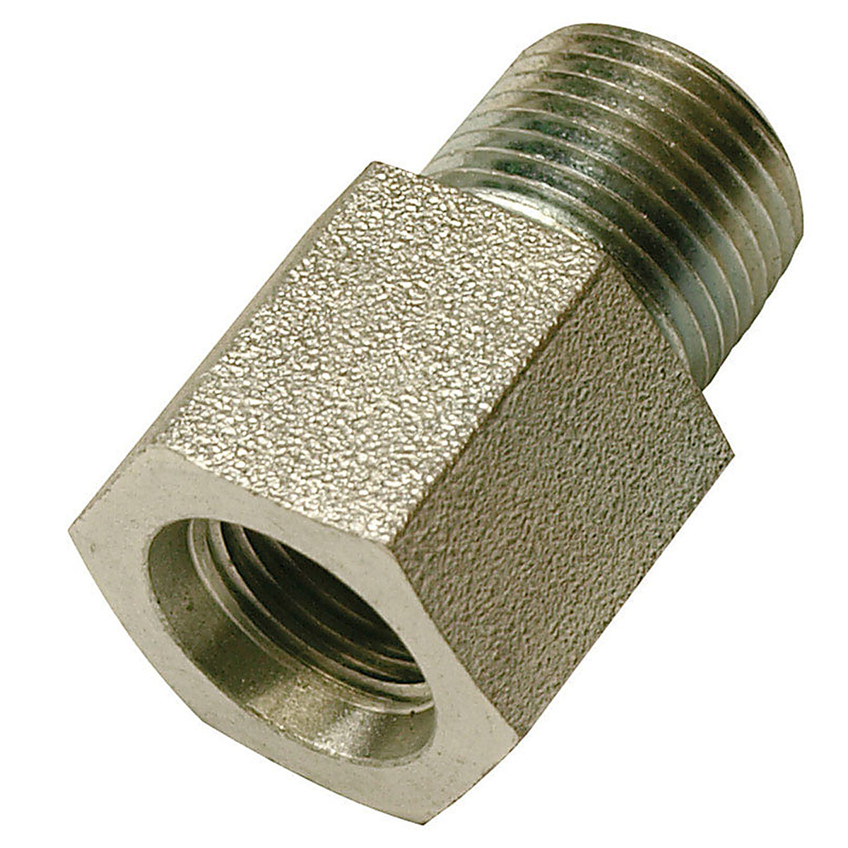 Apache Hose 39038958 Steel 3/8 in. Dia. x 3/8 in. Dia. Hydraulic Adapter 1