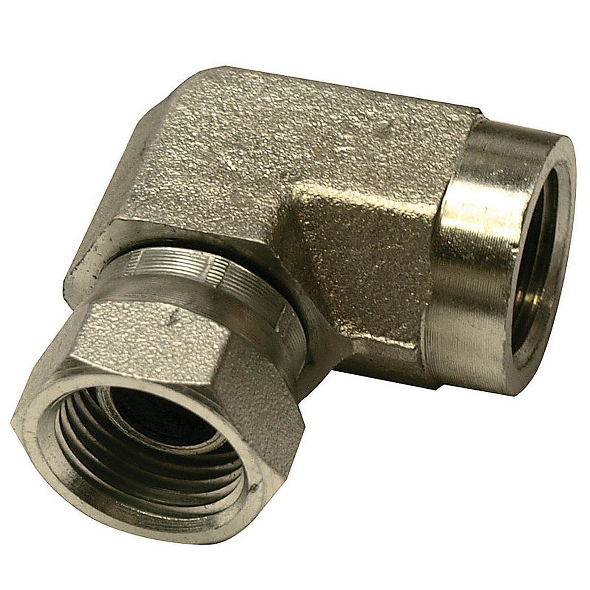 Apache Hose 39005354 Steel 3/8 in. Dia. x 3/8 in. Dia. Hydraulic Adapter 1