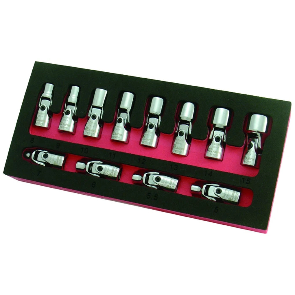 Astro Pneumatic 7412 12/pc 1/4in. Dr. Flex Socket Set 6 Point