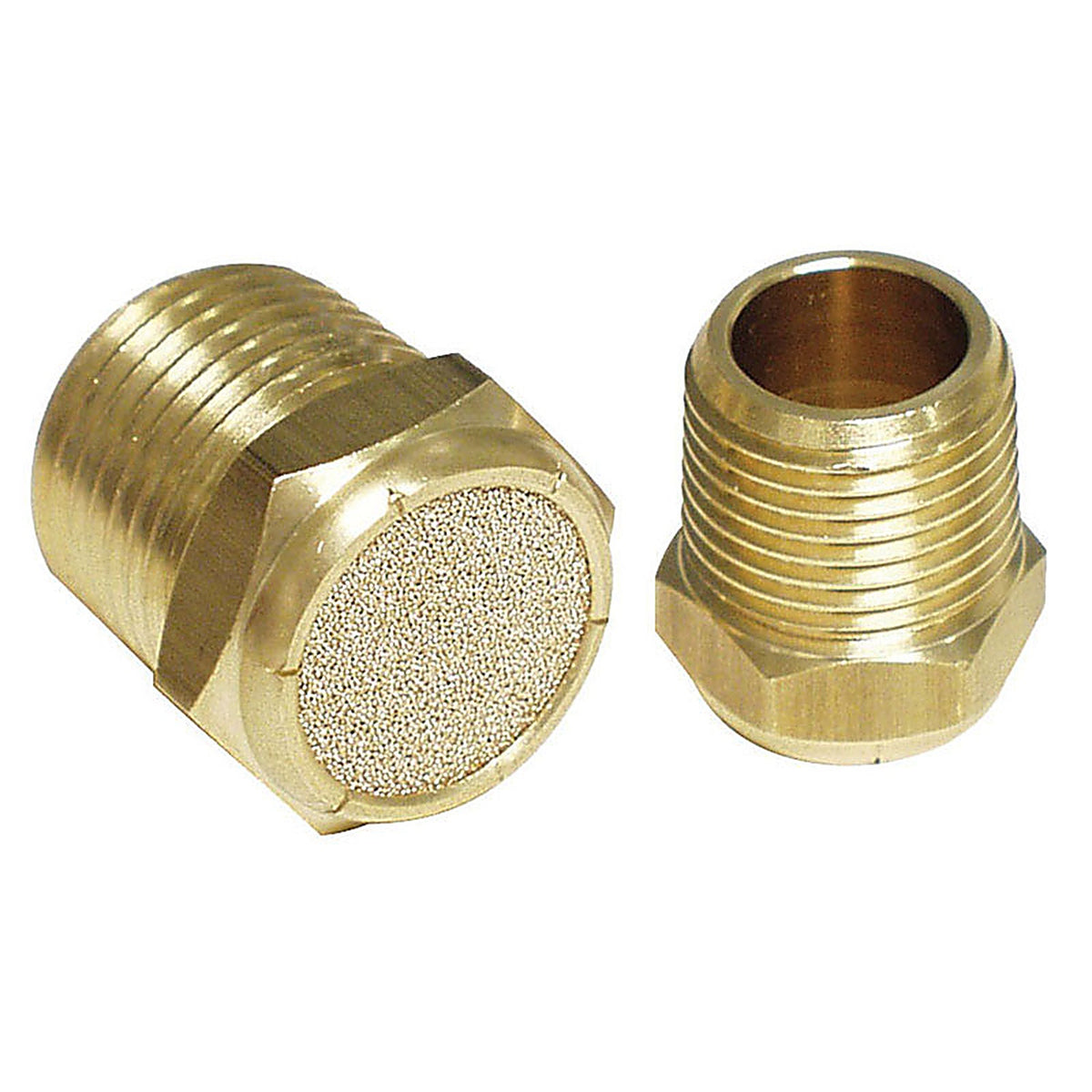 Apache Hose 99019240 Brass 1/2 in. Dia. Breather Vent 1/Pack