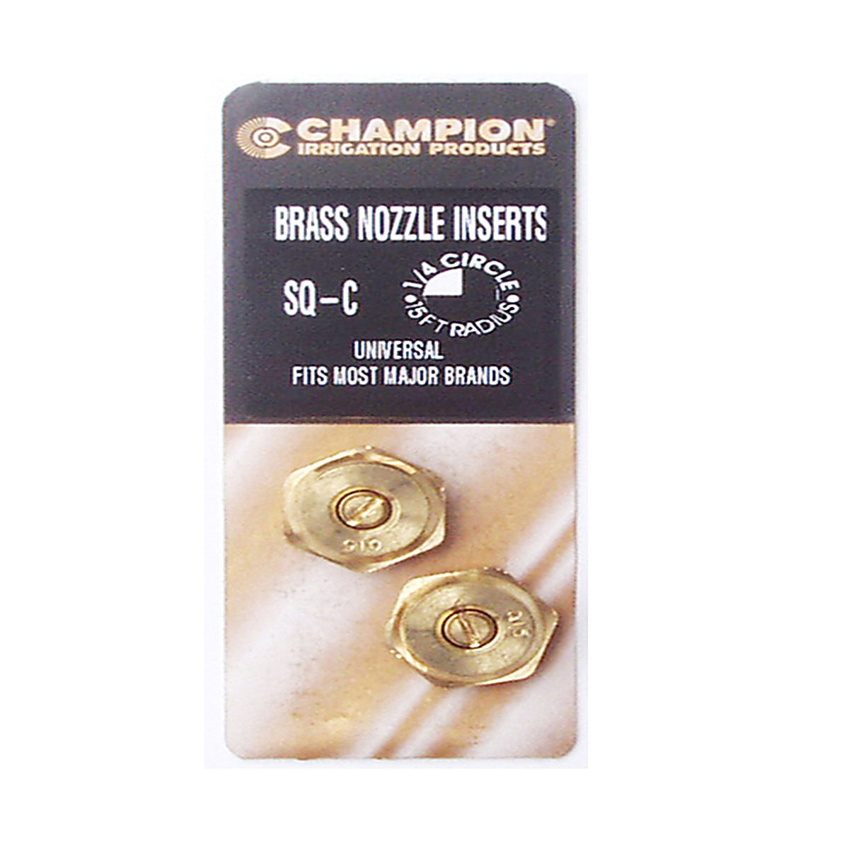 Champion - SQ-C - Brass 15 Ft. Quarter-Circle Sprinkler Nozzle