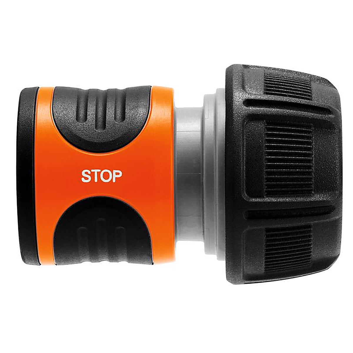 Gardena 32914 5/8 in. Plastic Threaded Male Hose End Repair Connector with Water Stop