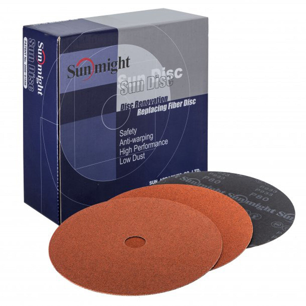 Sunmight 74406 7in. 80G Fibre Disc BOX/25 CERAMIC
