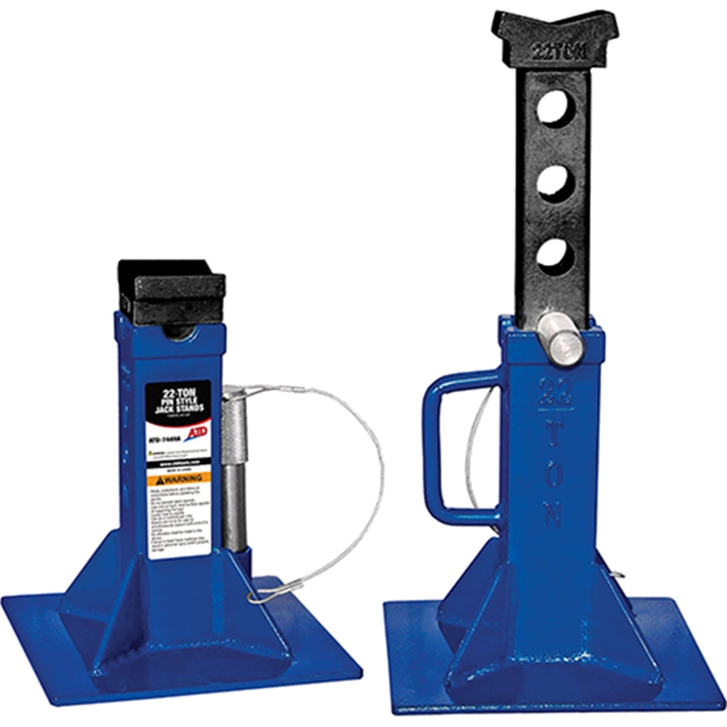 ATD 7449A 22 Ton Pin Style Jack Stands