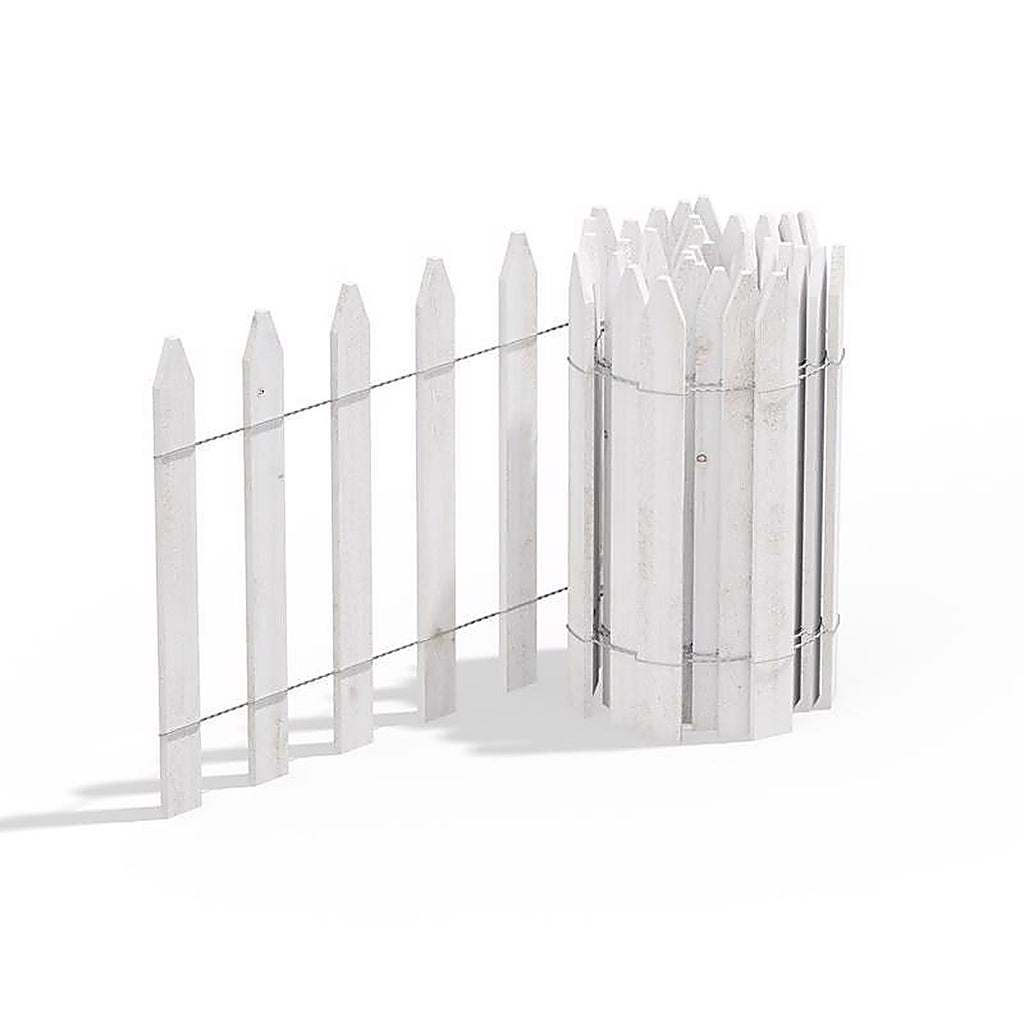 Greenes - RC24W - 144 In. L X 16 In. H Wood White Garden Fence