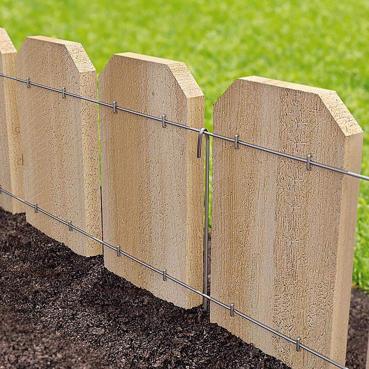 Greenes - RC41 - 10 Ft. L X 6 In. H Cedar Natural Lawn Edging