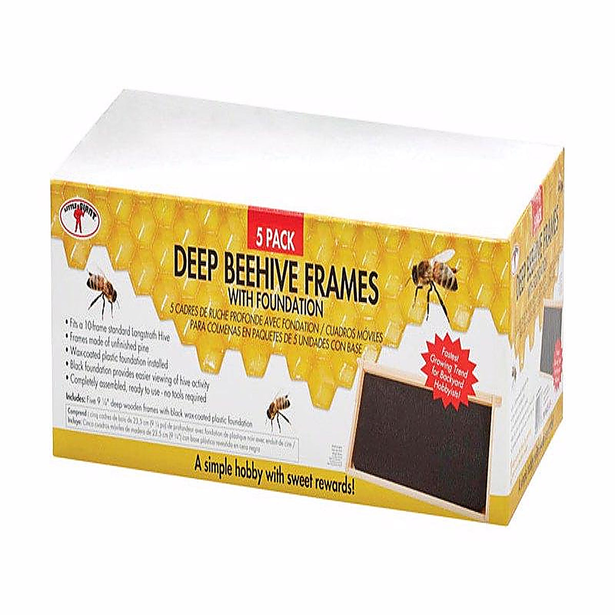 Little Giant DFRBLACK Deep Hive Frames