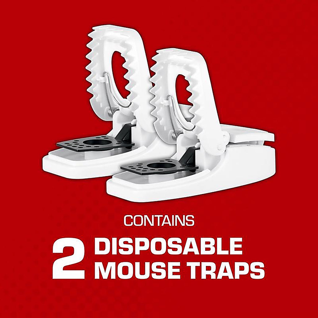 Tomcat - 3610110 - Press N Set Small Snap Trap for Mice 2 Pack