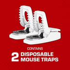 Tomcat - 3610110 - Press N Set Small Snap Trap for Mice 2 Pack
