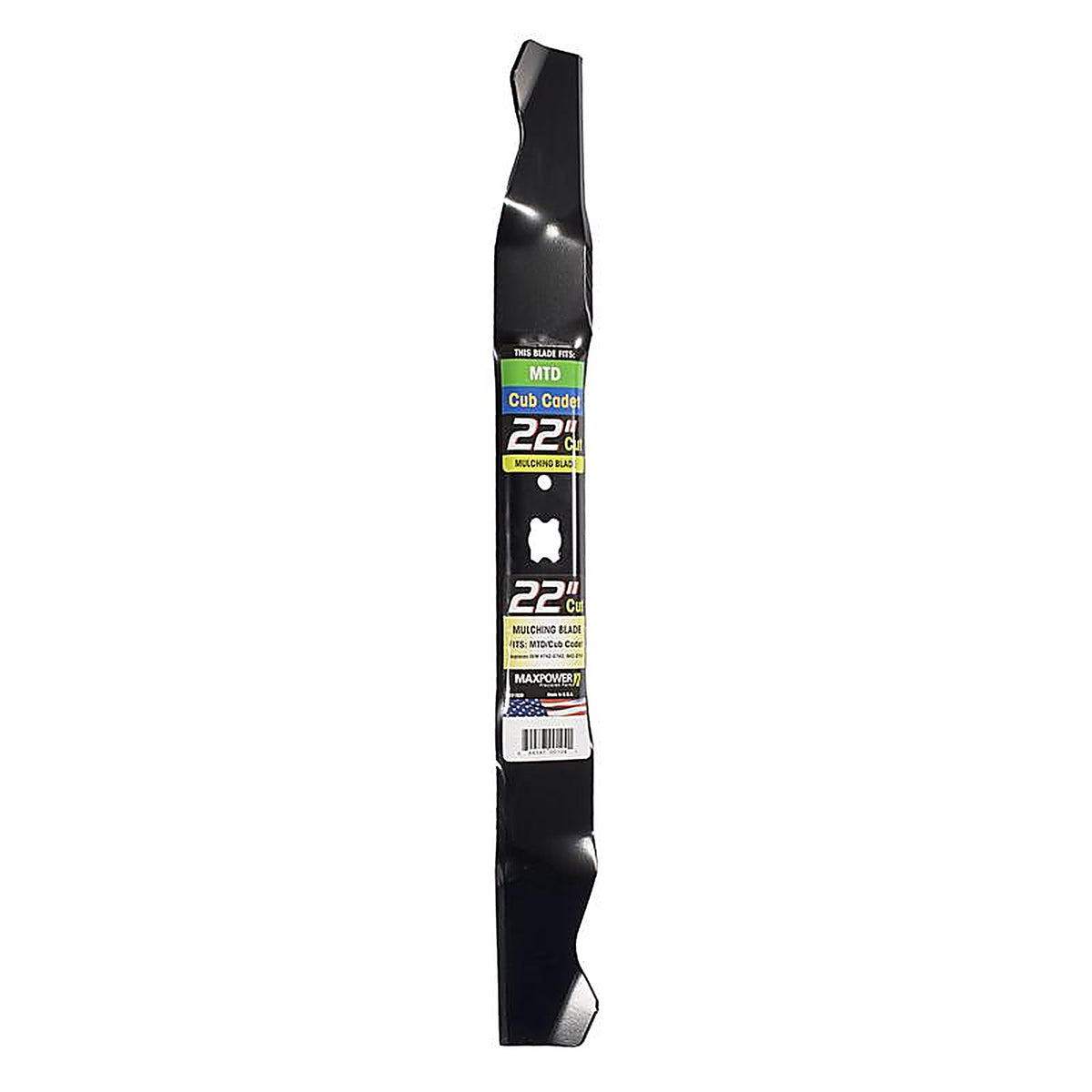 Maxpower - 331529S - 22 In. Mulching Mower Blade for Walk-Behind Mowers 1 Pack