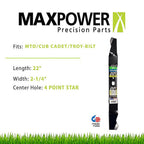 Maxpower - 331529S - 22 In. Mulching Mower Blade for Walk-Behind Mowers 1 Pack
