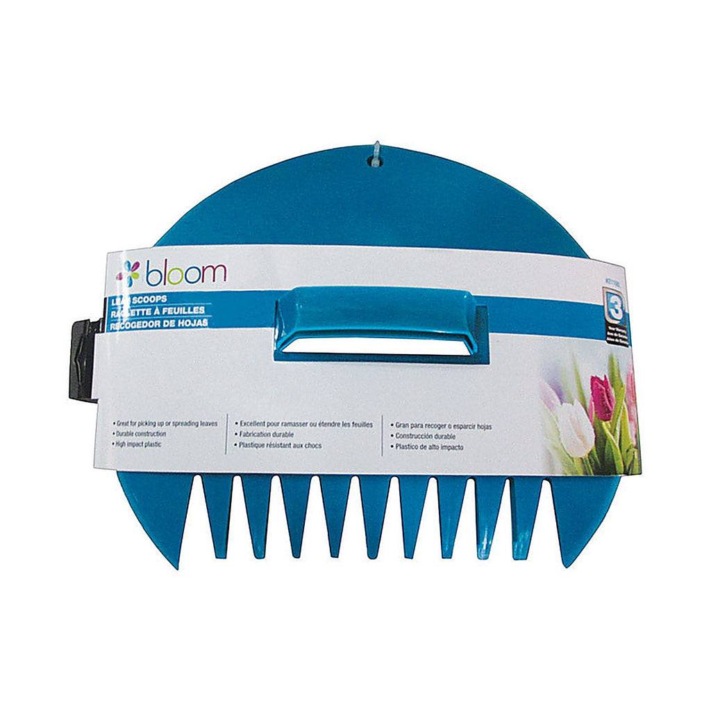 Bloom - 2110BL - 12 In. 9 Tine Poly Leaf Scoop Poly Handle