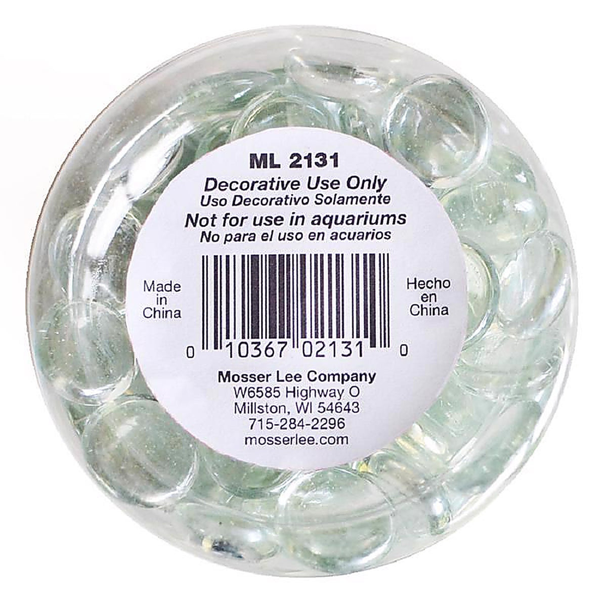 Mosser Lee ML2131 Crystal Gems Clear Vase Filler 2.2 lb