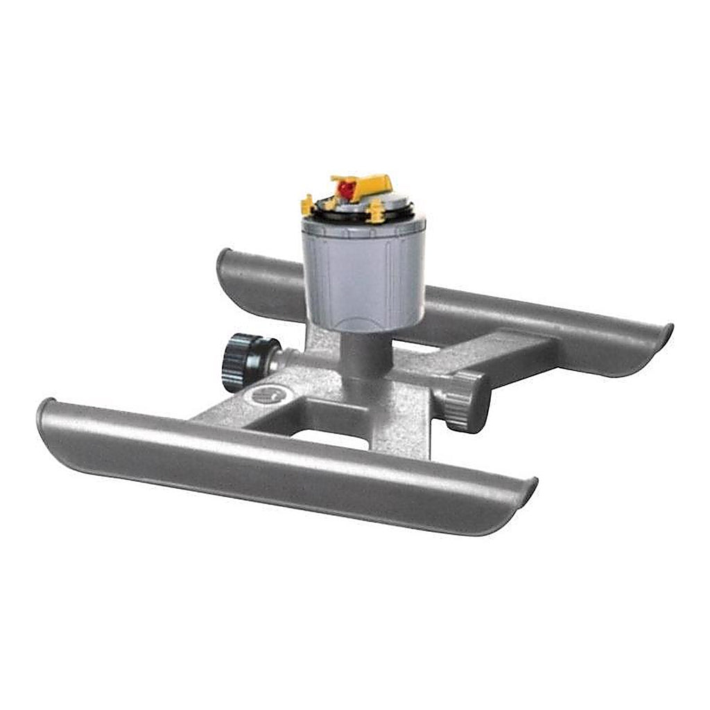 Quality Valve and Sprinkler - 525054 - Plastic Sled Base Impulse Sprinkler 5024 Sq Ft 1 Pack