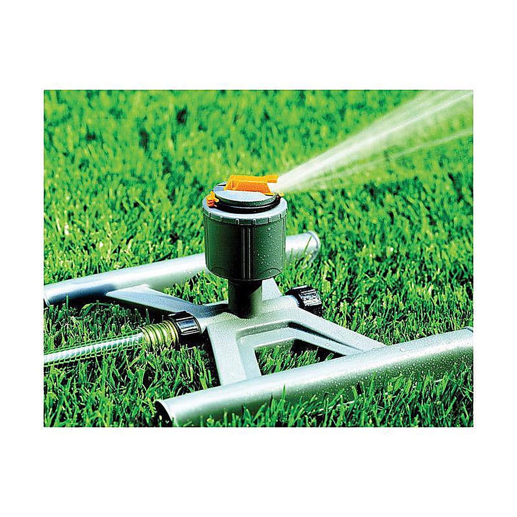 Quality Valve and Sprinkler - 525054 - Plastic Sled Base Impulse Sprinkler 5024 Sq Ft 1 Pack