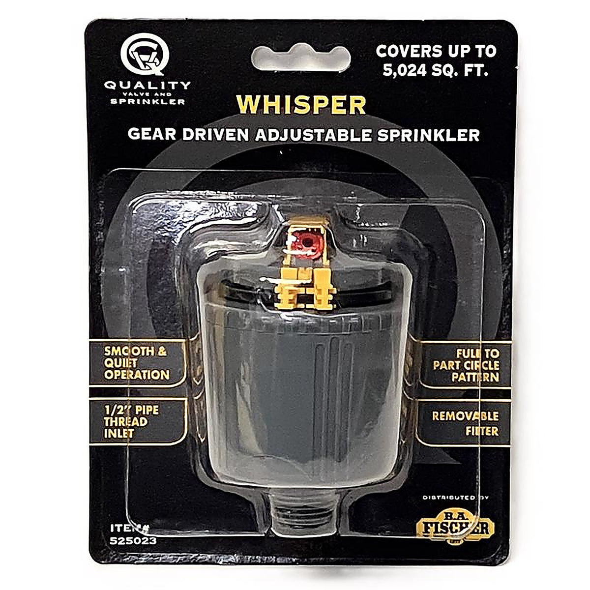 Quality Valve and Sprinkler - 525023 - Whisper Quiet 1/2 In. D X 2.2 In. L Sprinkler Head Lock