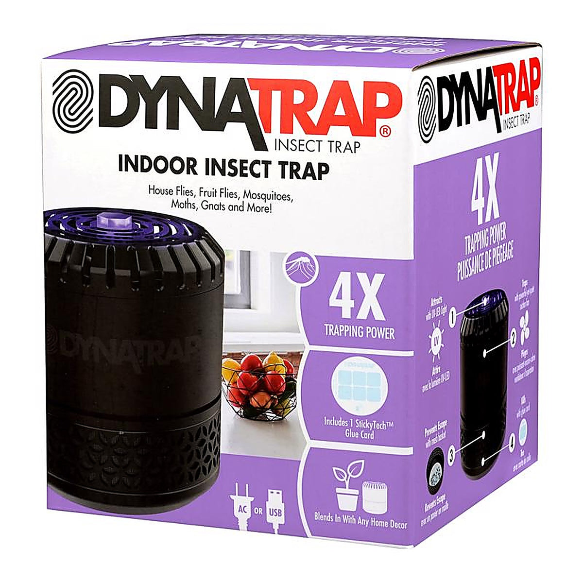 Dynatrap - DT152 - Ultralight Indoor Flying Insect Trap 600 Sq Ft 8 W
