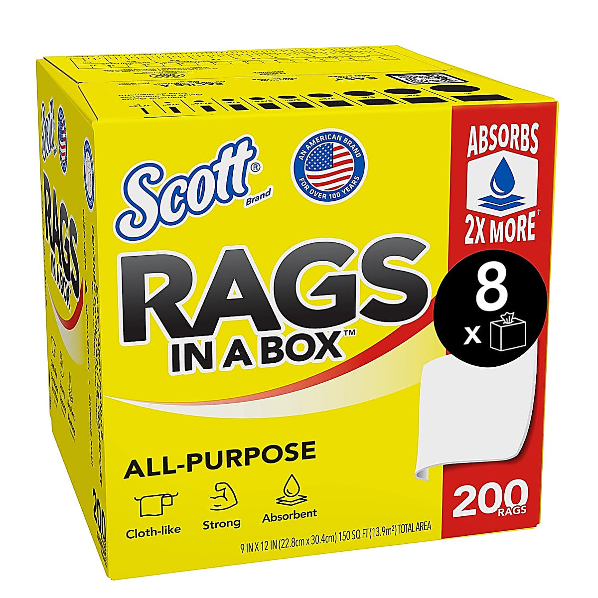 Kimberly Clark - 75260 - Scott Rags in a Box