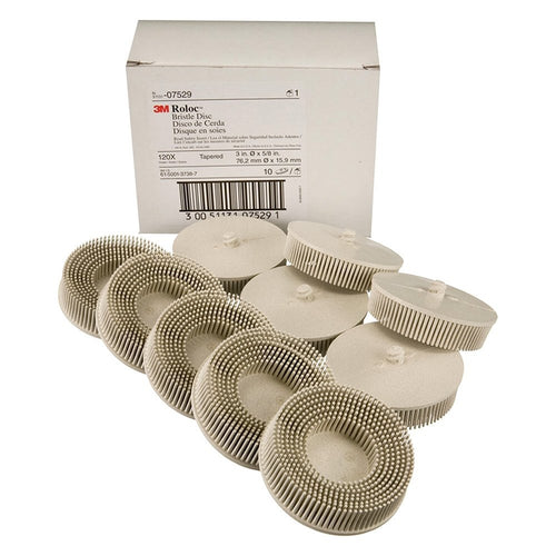 3M 07529 Scotch-Brite Bristle Disc, 3 inch, 120 grit