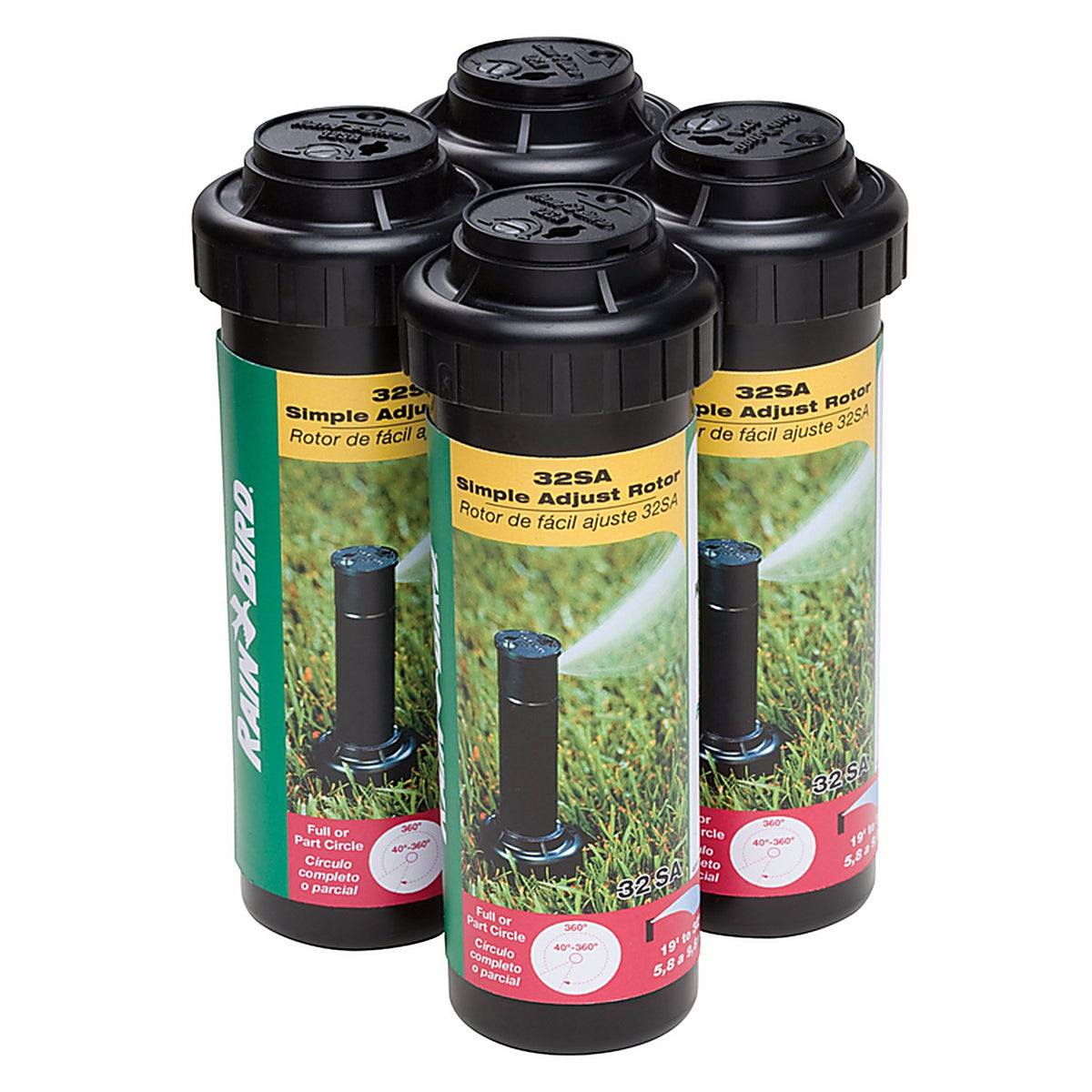 Rain Bird - 32SA/4PKS - Adjustable Pop-Up Rotor