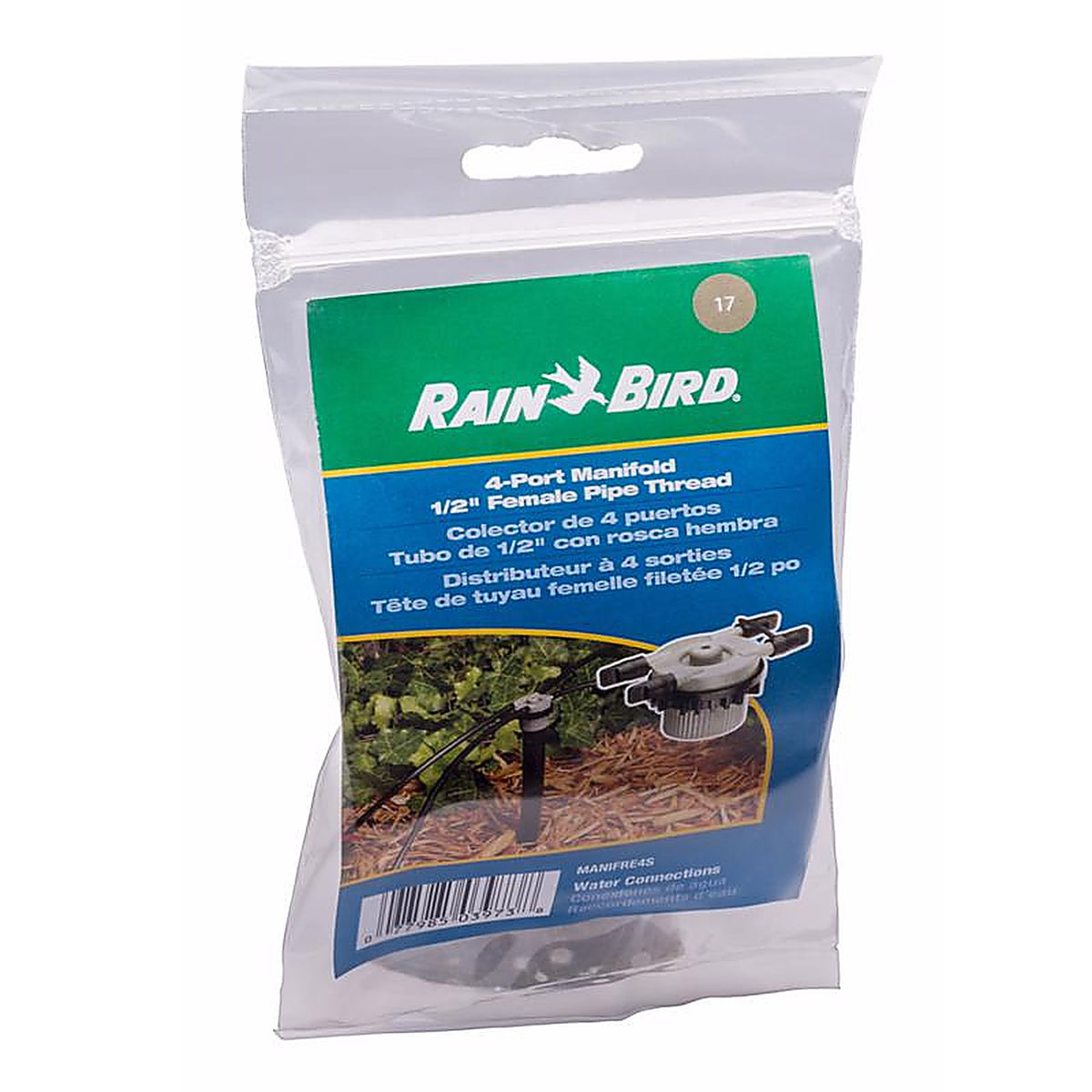 Rain Bird - MANIFRE4S - 4 Ports Drip Irrigation Manifold