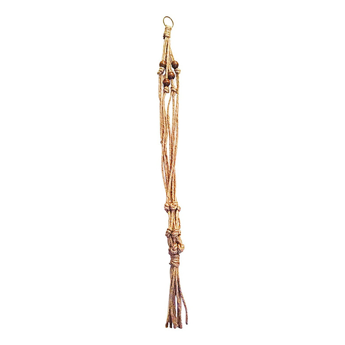 Primitive Planters - 2855 - Tan Jute 36 In. H Plant Hanger 1 Pack