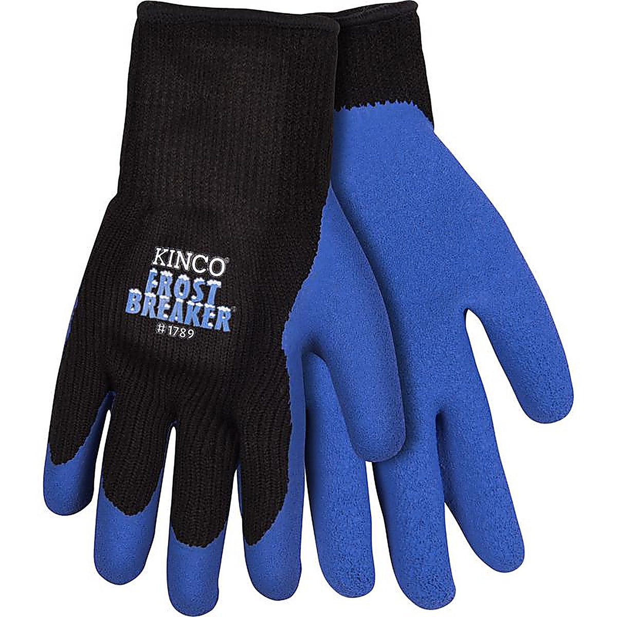 Kinco - 1789-L - Mens Indoor/Outdoor Cold Weather Work Gloves Blue L 1 Pair