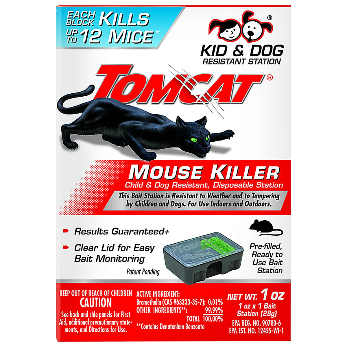 Tomcat - 0370610 - Bait Station Blocks for Mice 1 Pack