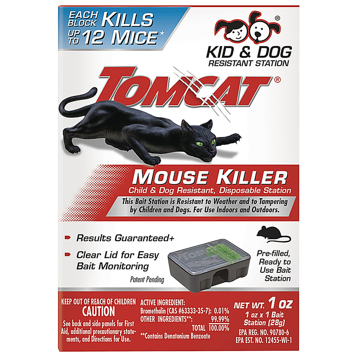 Tomcat - 0370610 - Bait Station Blocks for Mice 1 Pack
