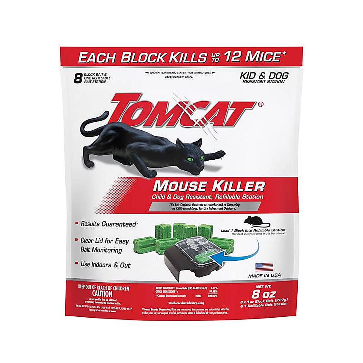 Tomcat - 0372010 - Bait Station Blocks for Mice 1 Pack