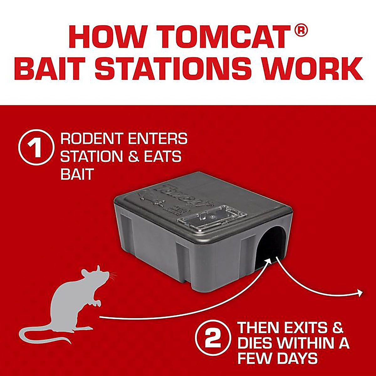 Tomcat - 0370910 - Bait Station Blocks for Mice and Rats 1 Pack