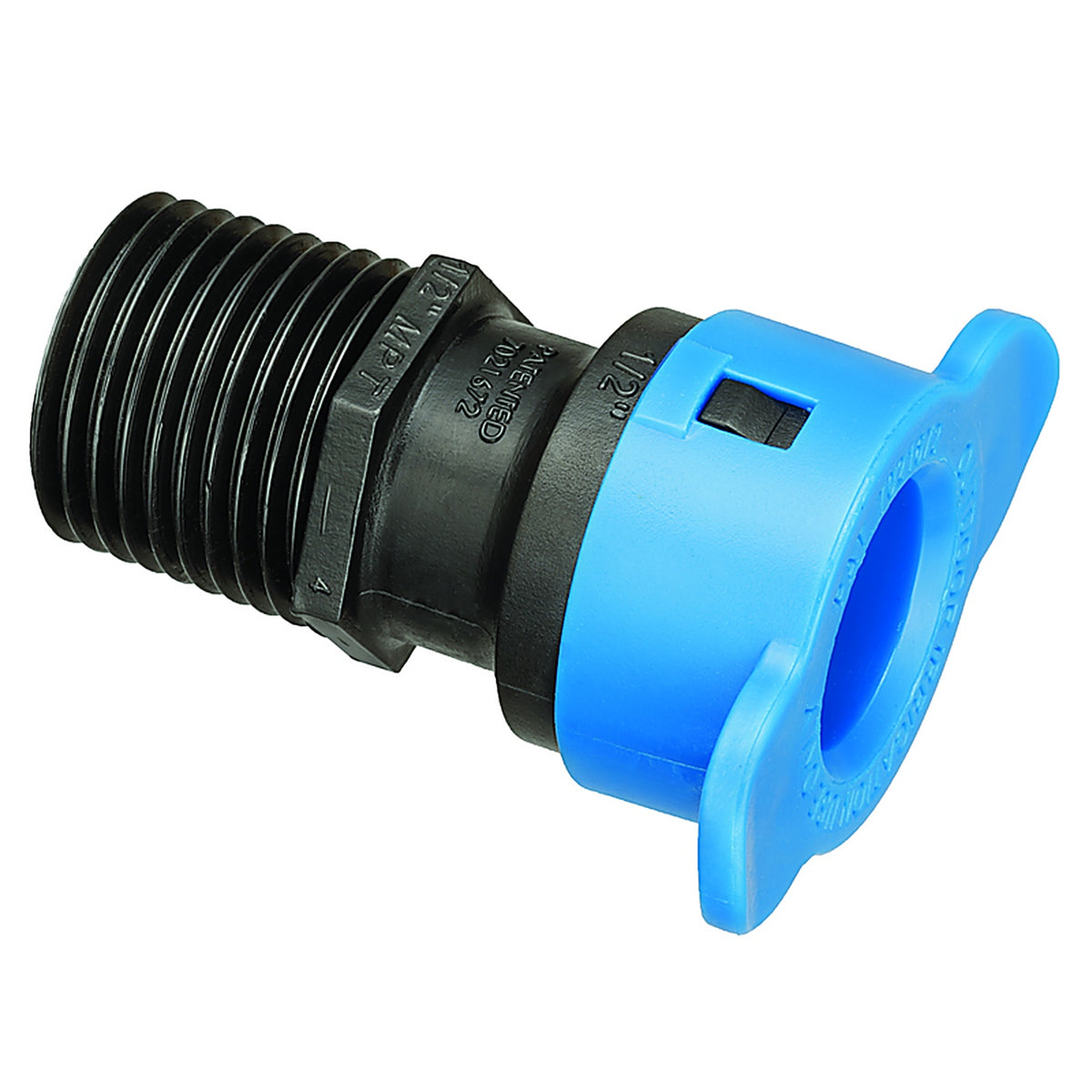 Orbit 31974 Blu-Lock 1/2 in. Dia. x 2 in. L MPT Adapter