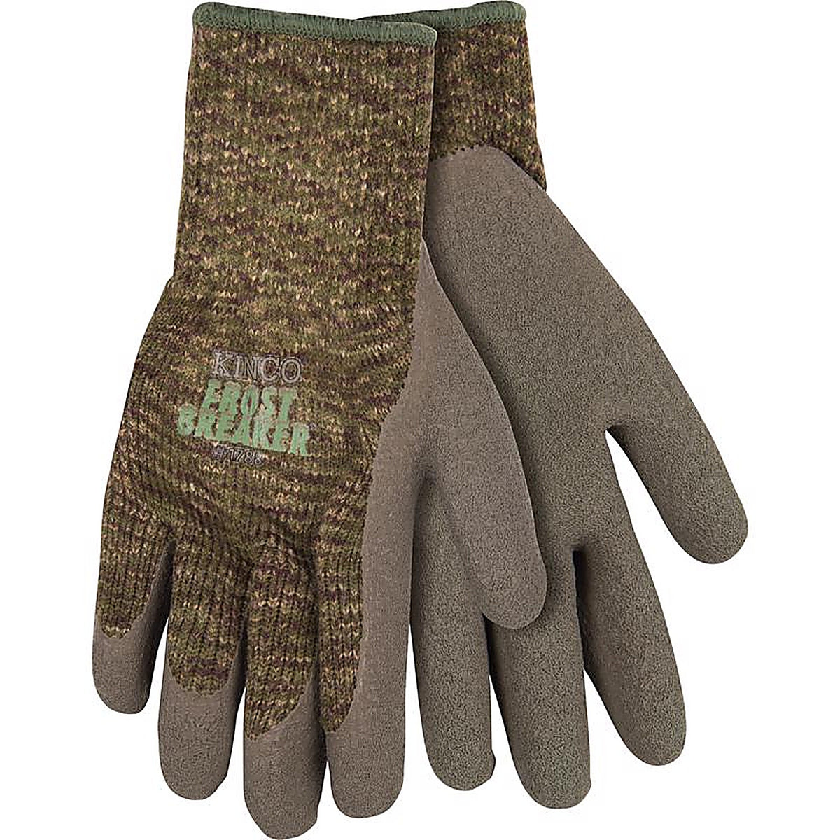 Kinco - 1788-M - Frost Breaker Mens Indoor/Outdoor Thermal Dipped Gloves Camouflage M 1 Pair