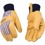 Kinco - 1927KW-XL - Mens Outdoor Knit Wrist Work Gloves Yellow XL 1 Pair