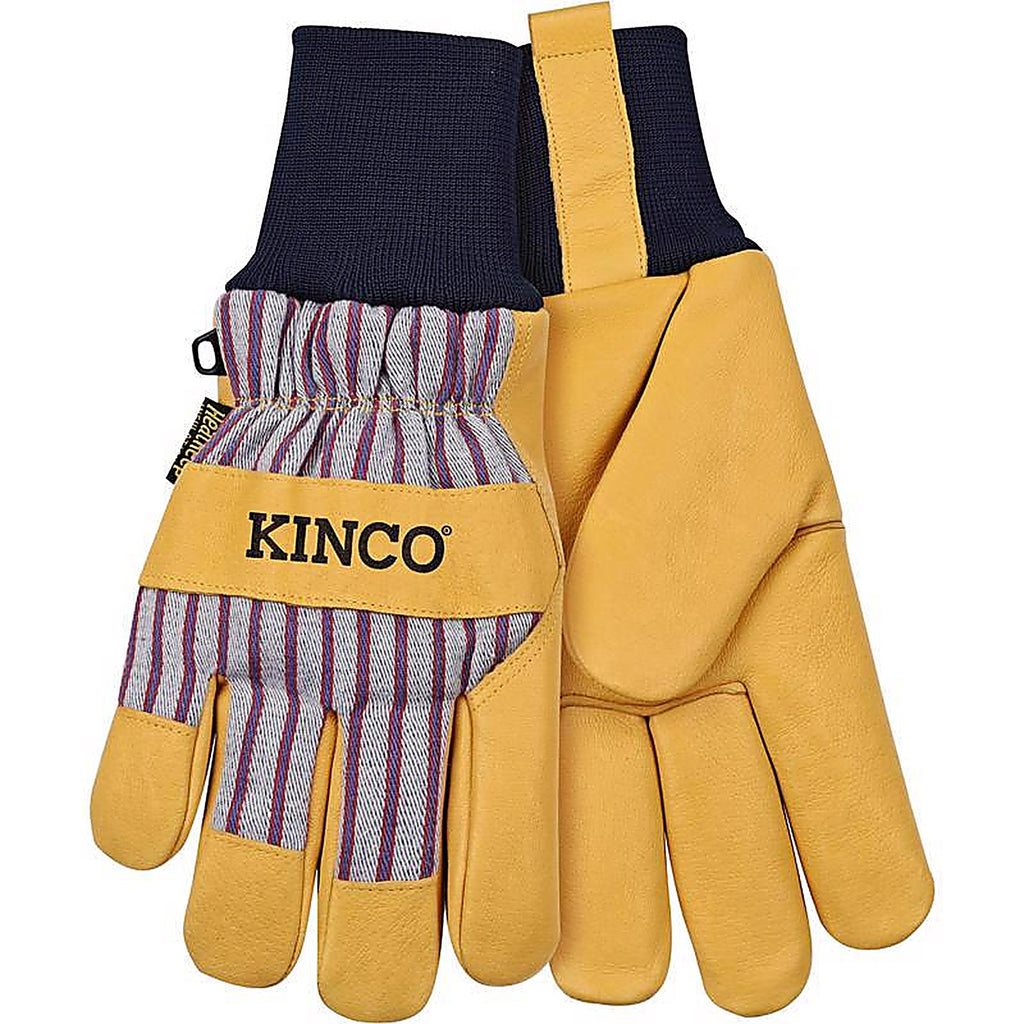 Kinco - 1927KW-XL - Mens Outdoor Knit Wrist Work Gloves Yellow XL 1 Pair