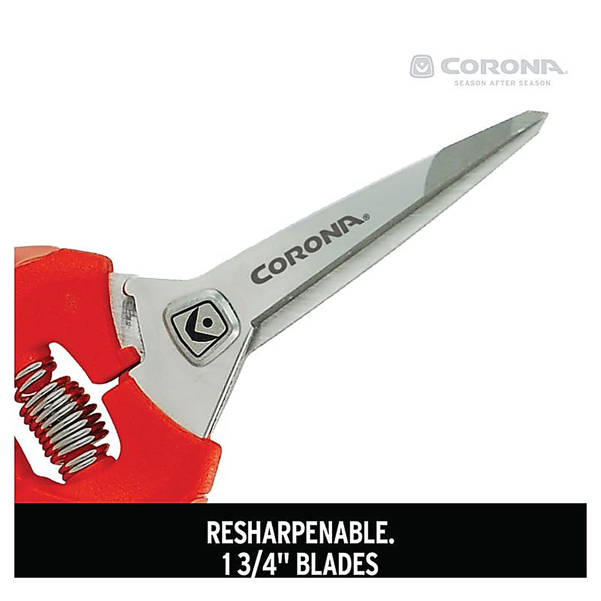 Corona FS3214D ComfortGEL 5 in. Steel Precision Tip Leaf/Stem Micro Snip
