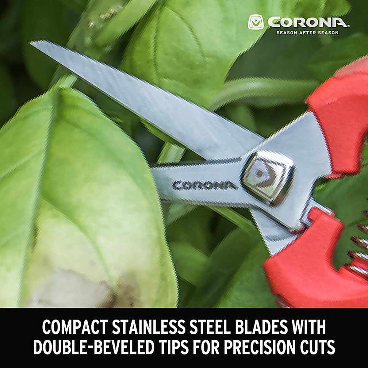 Corona FS3214D ComfortGEL 5 in. Steel Precision Tip Leaf/Stem Micro Snip