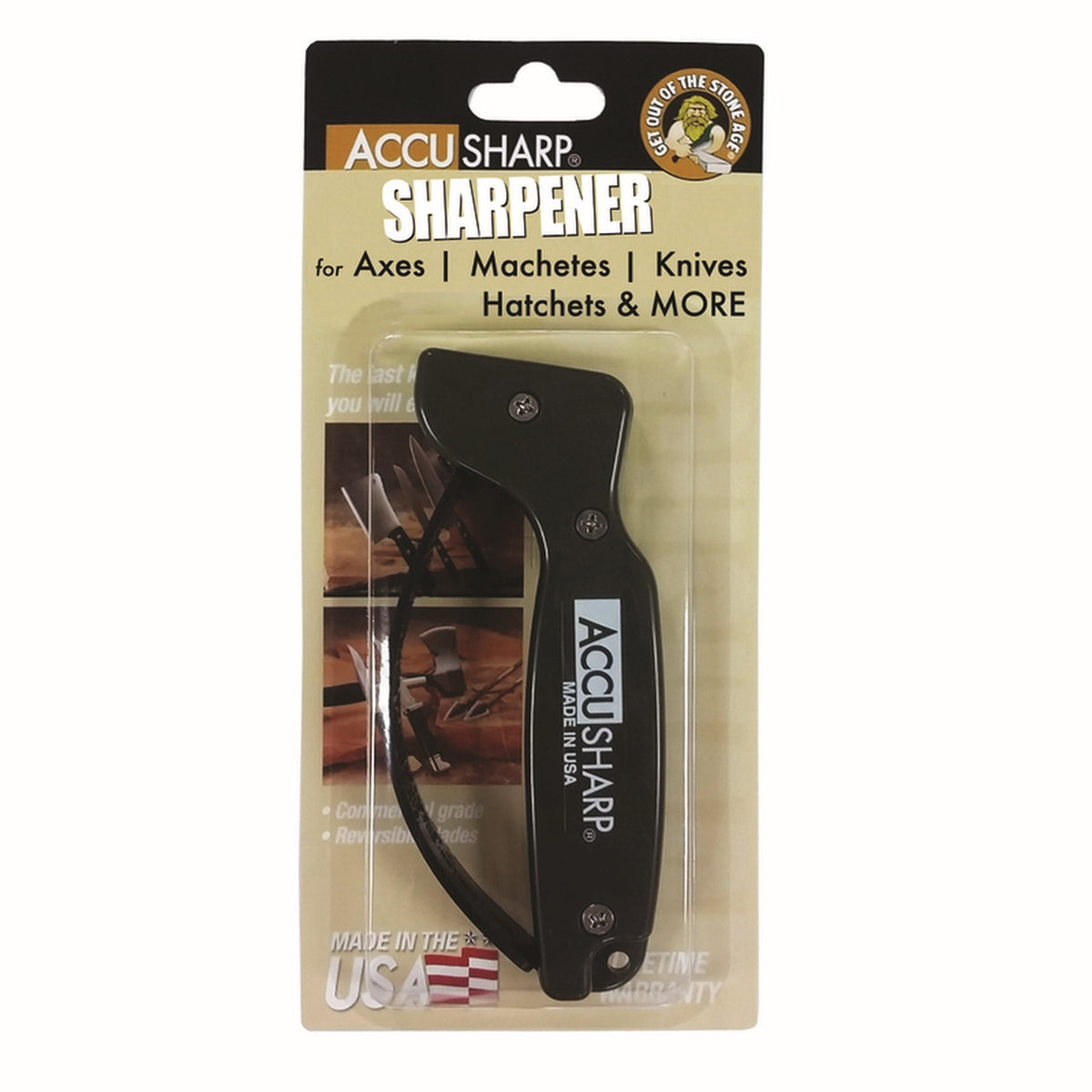 AccuSharp 008C Semi-Gloss Tungsten Carbide 1 Stage Knife and Tool Sharpener
