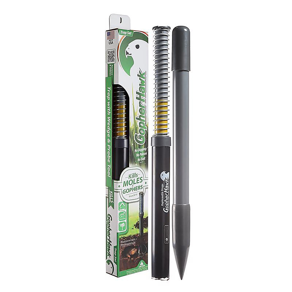 Gopherhawk - GH-SET - Small Animal Trap for Gophers and Moles 1 Pack