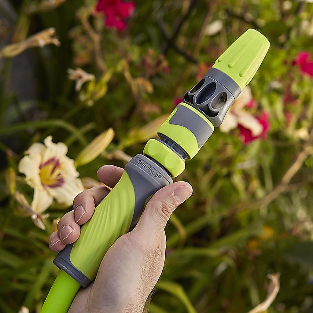 Legacy HFZG550YWS Flexzilla SwivelGrip 5/8 in. Dia. x 50 ft. L Zilla Green Hybrid Polymer Garden Hose