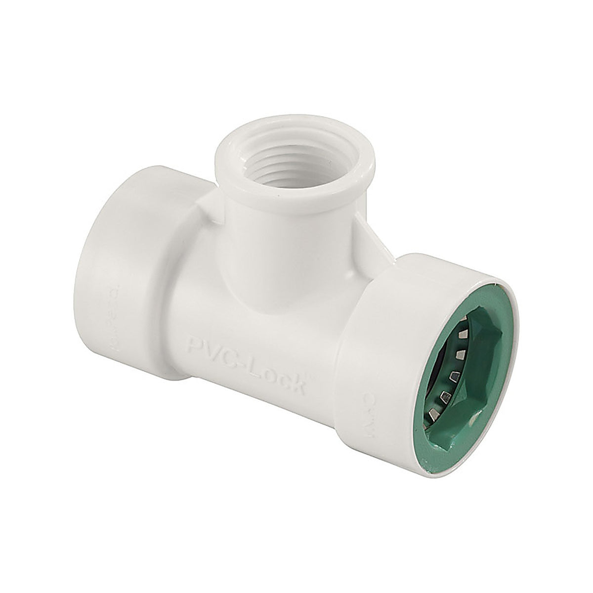 Orbit 33772 PVC-Lock 1/2 in. Push x 1/2 in. Dia. FPT Plastic Tee Connector
