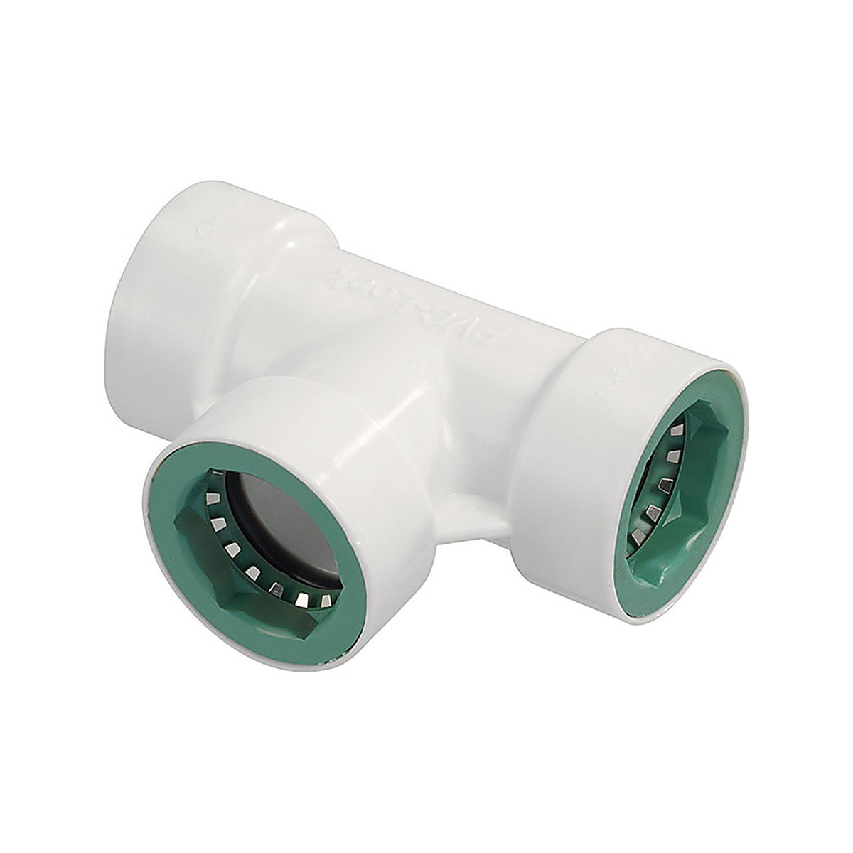 Orbit 33770 PVC-Lock 1/2 in. Push x 1/2 in. Dia. Push Plastic Tee Connector