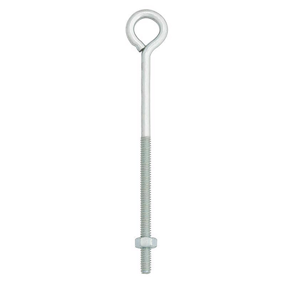 Hampton 02-3456-246 1/4 in. x 6 in. L Zinc-Plated Steel Eyebolt Nut Included