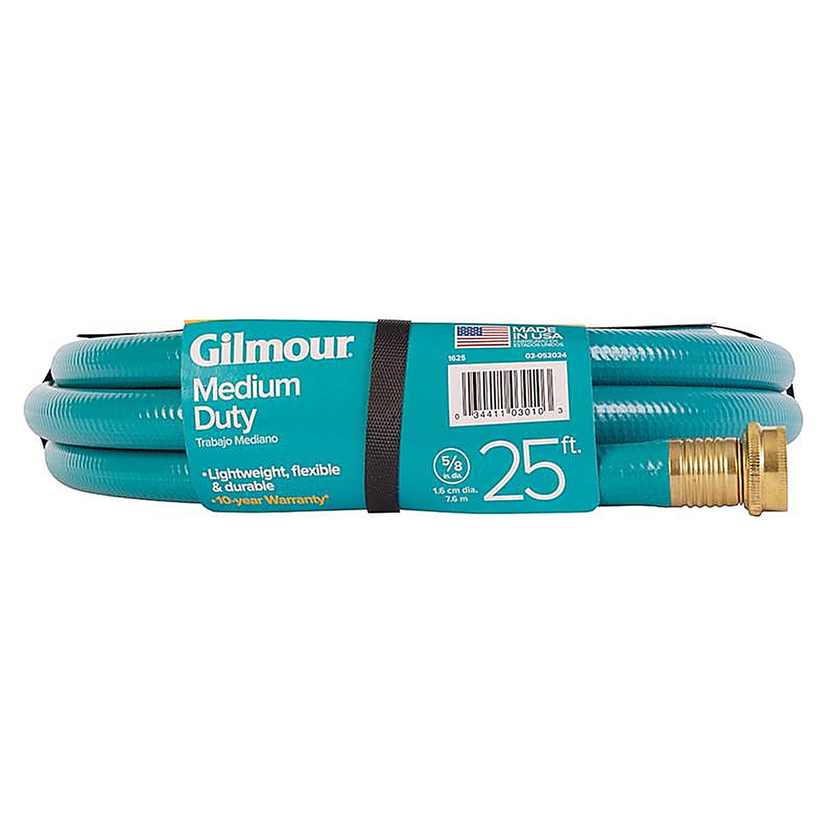 Gilmour 816251-1014 5/8 in. D X 25 ft. L Medium Duty Garden Hose Blue