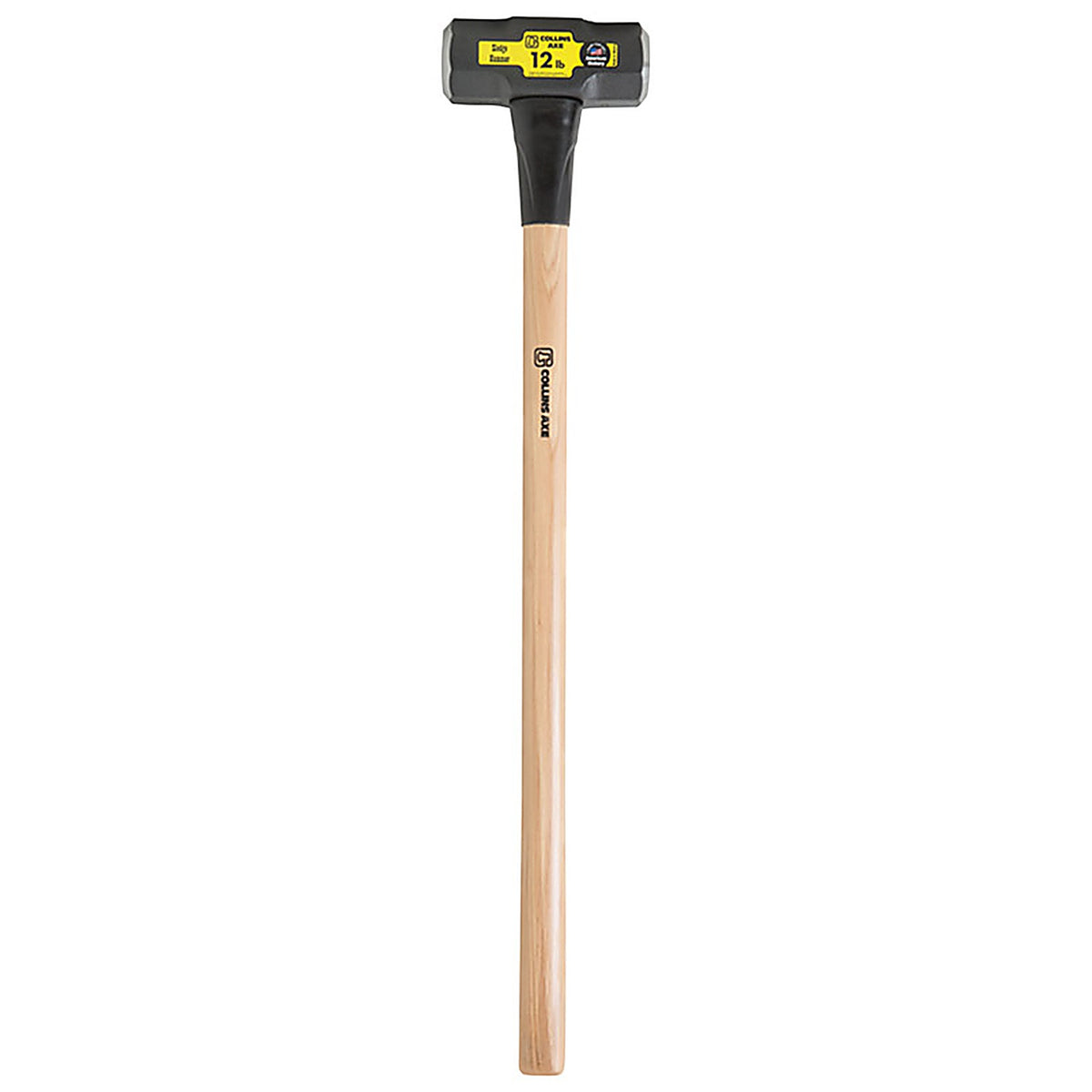 Collins MD-12H-C/32428 12 lb. Steel Sledge Hammer 36 in. Hickory Handle