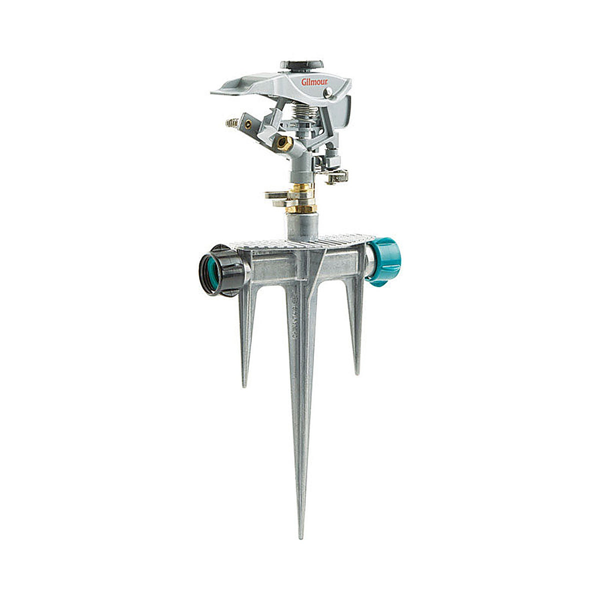 Gilmour - 816703-1011 - Metal Spike Base Impulse Sprinkler 5800 Sq Ft 1 Pack