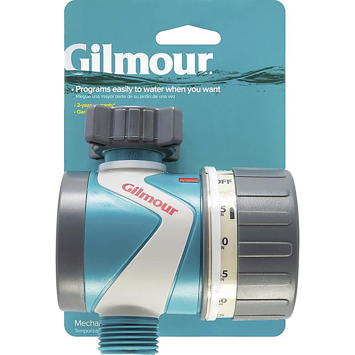 GIlmour 820054-1001 Gilmour Programmable 1 Zone Mechanical Sprinkler Timer