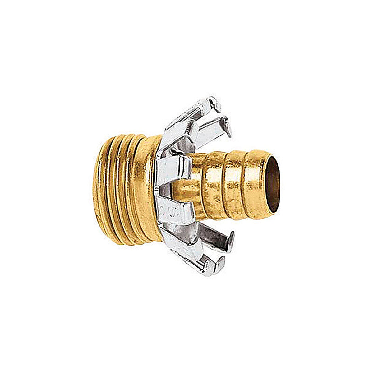 Gilmour 834004-1001 3/4 in. Brass Threaded Male Clinch Coupling