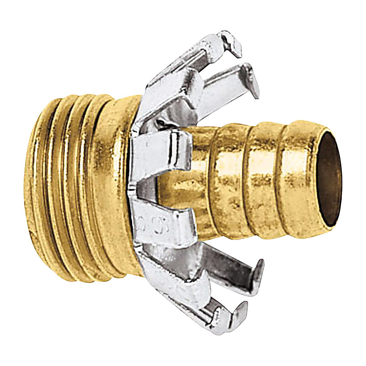 Gilmour 801224-1001 1/2 in. Brass Threaded Male Clinch Coupling
